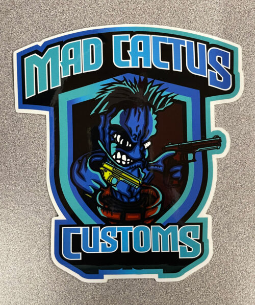 Mad Cactus Sticker