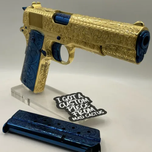 Mad Cactus Customs Engraved Colt 38 Super