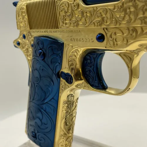 Mad Cactus Customs Engraved Colt 38 Super